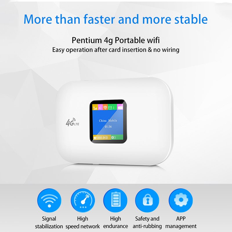 HUASIFEI 4G Universal Wifi Router Mobile Hotspot MifiS Unlock Modem150Mbps Modem Wireless 3G 4G WIFI with SIM Card Slot